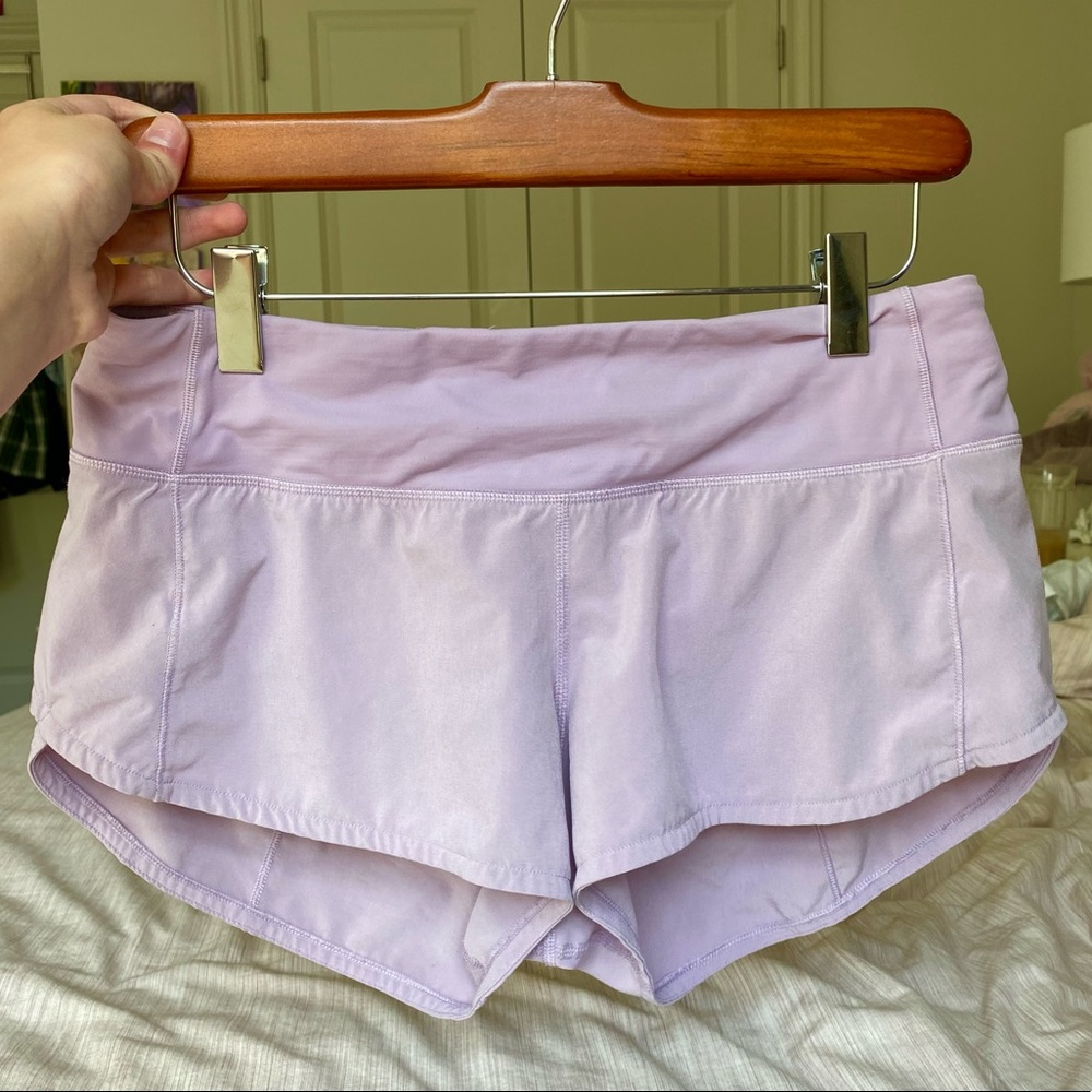 Lululemon Speed Up Short 2.5” Light Purple